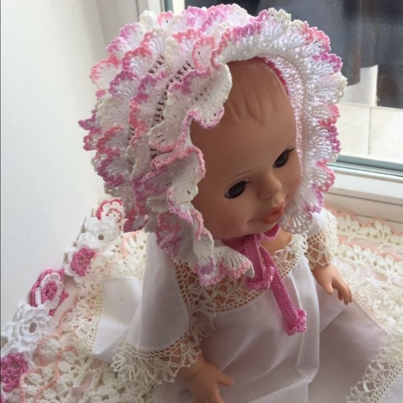 Crochet Hat for baby girl 3-6 months - Picture 7 of 7